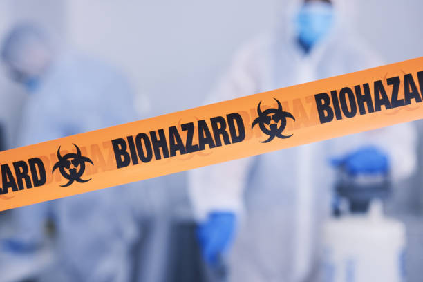 Professional Blood Cleanup technician working in Jewett City, CT